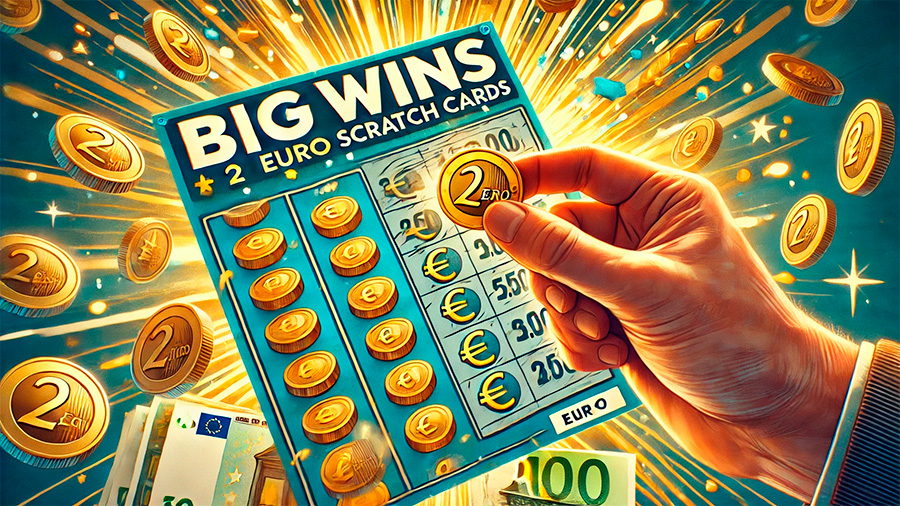 Big wins with 2 euro scratch cards