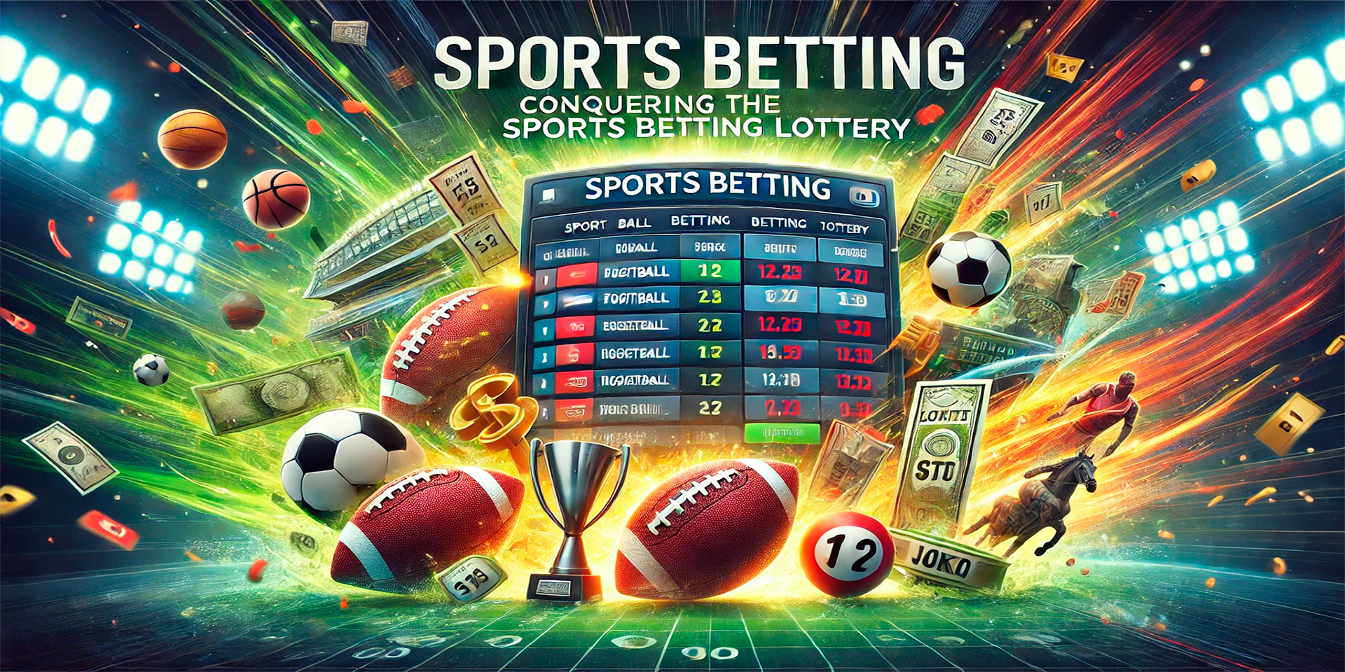 Scommesse sportive: Conquistare la lotteria delle scommesse sportive